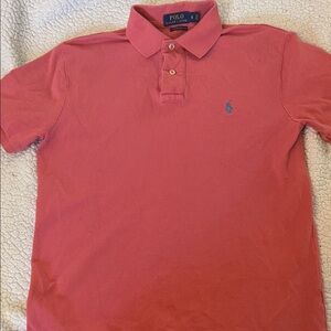 Polo by Ralph Lauren Men's Coral Polo Shirt size S